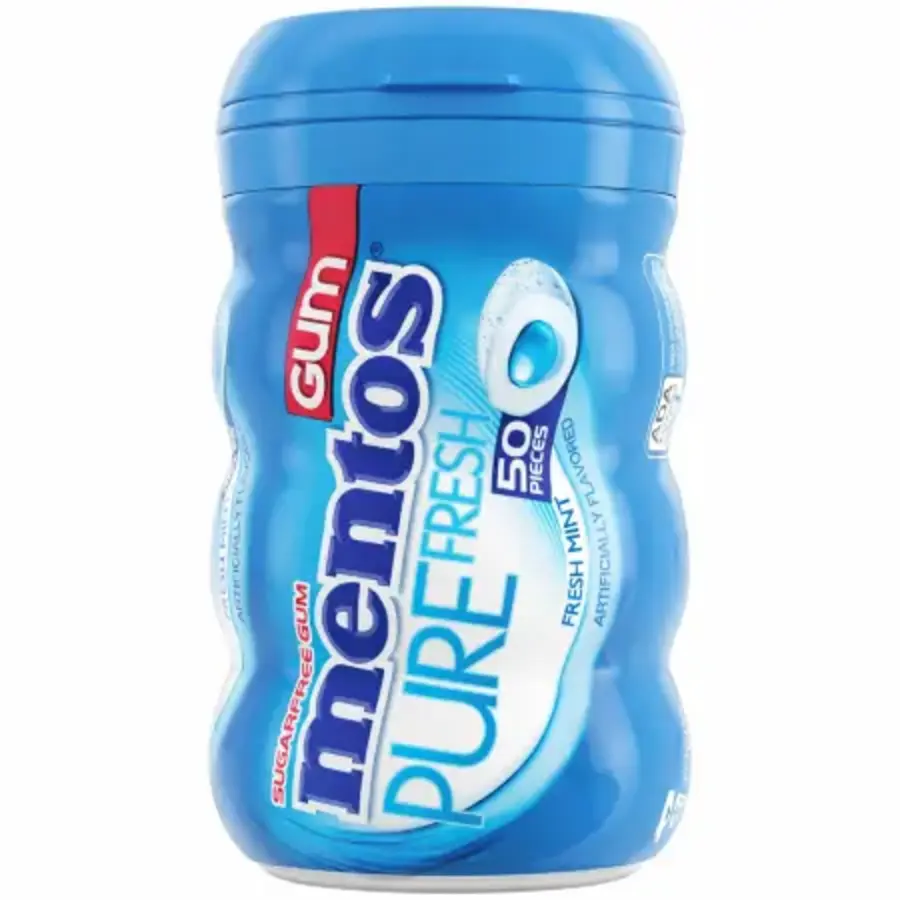 Mentos Fresh Mint Curvy Bottle